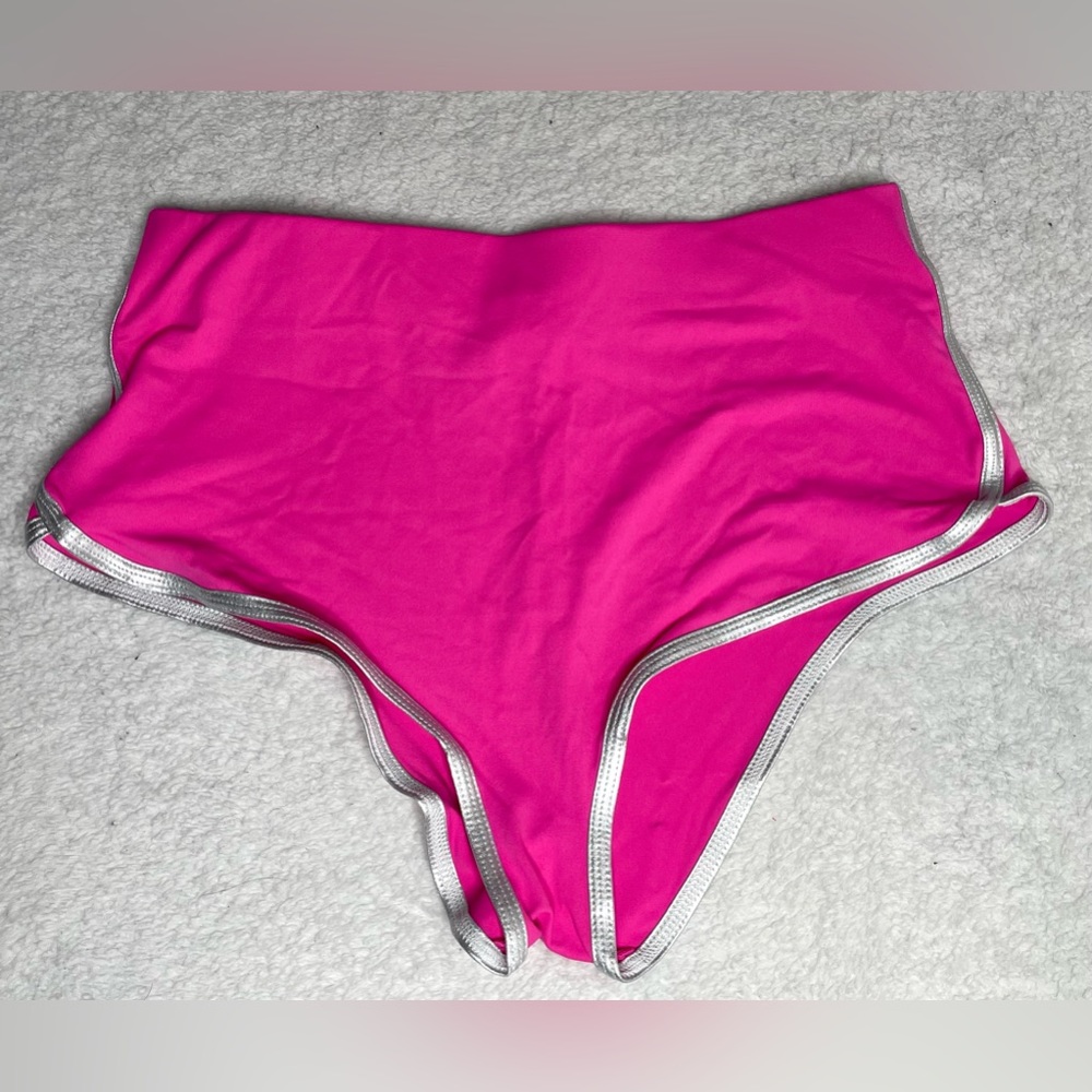 Pink booty shirts silver lining cheeky festival wear